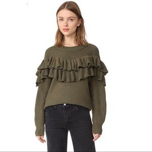 dRA Merriam sweater in Olive